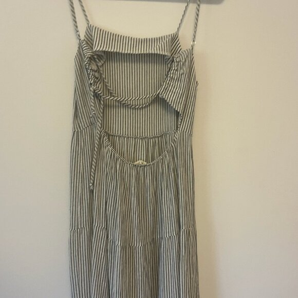 By Together | Midi Tiered US M Dress, Perfect Layering 100% Cotton, Striped - Picture 7 of 7
